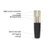 IMPLANT PSK REGULAR CORE STANDARD: Micro Thread