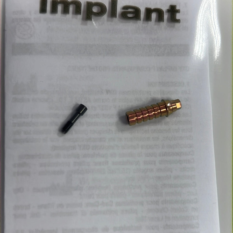 PSK rotational non hex narrow temporary abutment